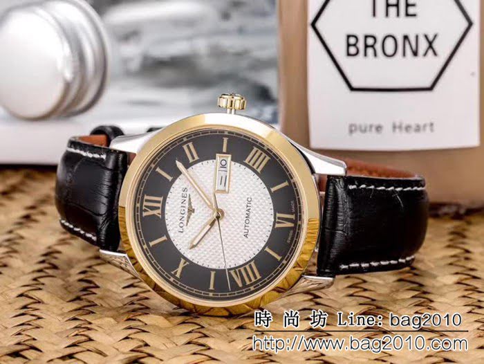 LONGINES浪琴 經典大三針 全自動機械 精品男士腕表 WSS2299